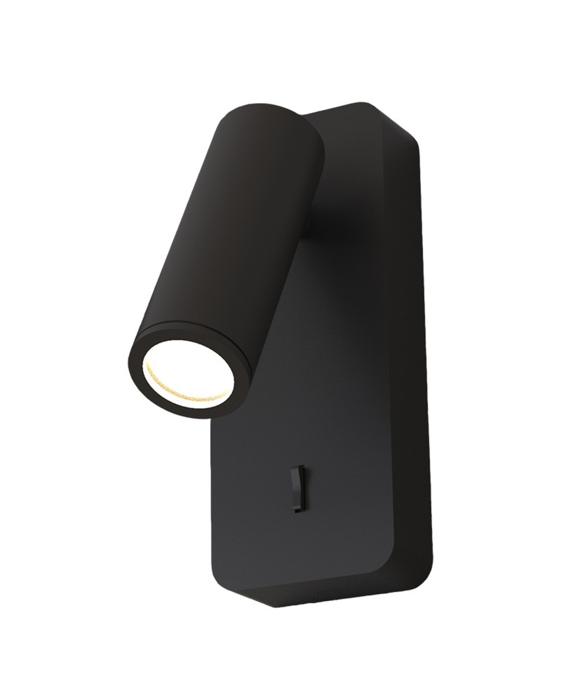 NOTTE * APLIQUE LECTOR MINI GU10 - NEGRO